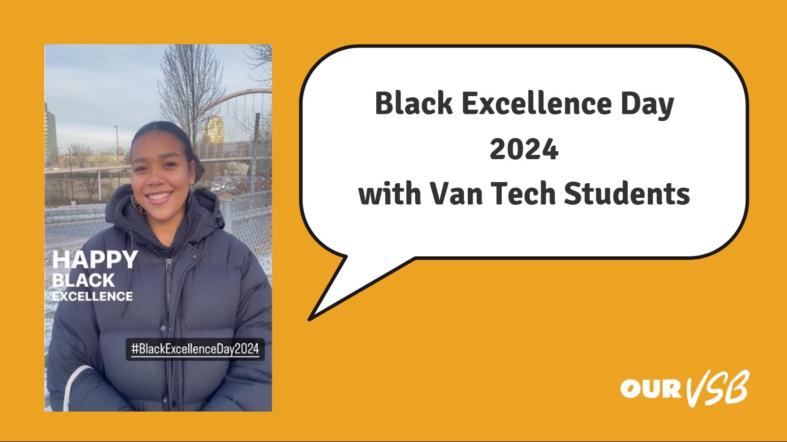 Black Excellence Day 2024 with Van Tech Students